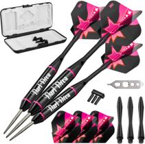 Steel Tip Darts Viper Vanity Dart Diva 22g com estojo Steel Tip Darts Viper Vanity Dart Diva 22g com estojo