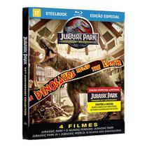Steelbook Blu-Ray Coleção Jurassic Park 1-4