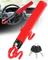Steering Wheel Lock Tevlaphee Anti-Theft Security Car Red