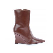 Stella - Bota Feminina Salto Anabela Caramelo Stella - Bota Feminina Salto Anabela Caramelo