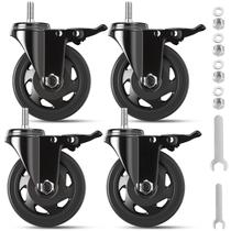Stem Caster Wheels YUPEZOP 10 cm 900 kg, conjunto de 4 roscas