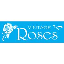 Stencil 10x30cm TK0066 Vintage Roses Toke de Arte