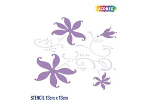 Stencil 130x130mm Primavera 232 Acrilex