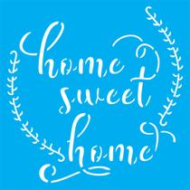 Stencil 14x14cm TK0039 Home Sweet Home Toke de Arte