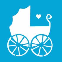 Stencil 15X20 - Carrinho de bebê - OPA 186