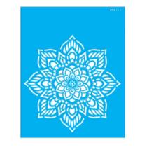 Stencil 20x25 2459 Mandala Flor Oito Pontas