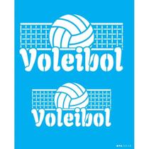 Stencil 20X25 - Esporte Voleibol - OPA 3518 Stencil 20X25 - Esporte Voleibol - OPA 3518