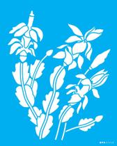 Stencil 20X25 Simples- Flor de Maio - Opa 3543
