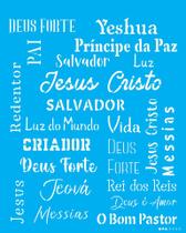 Stencil 20X25 Simples - Religião Estamparia Filho de Deus - Opa 3553
