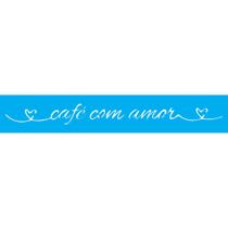 Stencil 5x30cm TK0078 Café com Amor