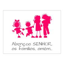 Stencil Abençoa Senhor, as famílias, amém,,, - 15x20 - Ref A2629