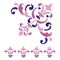 Stencil Acrilex 10x10 1126 Cantoneira