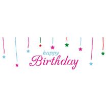 Stencil Acrilex 16x5 1274 Happy Birthday