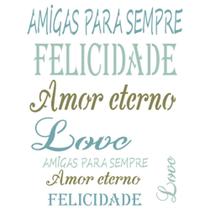 Stencil Acrilex 21x15 1237 Desejos