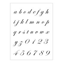 Stencil Alfabeto - 15x20 - Ref A2881