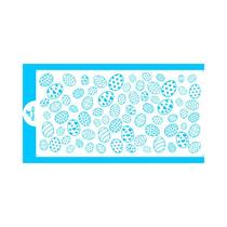 Stencil amor em ovinhos páscoa blue star