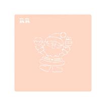 Stencil Aquarela Papai Noel 1 - Ref.4082 - 1 unidade - RR Cortadores - Rizzo