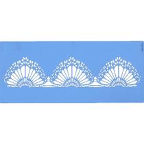 Stencil Arte Fácil 12 x 28cm - ST-398 Arabesco 13 Stencil Arte Fácil 12 x 28cm - ST-398 Arabesco 13