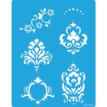 Stencil Arte Fácil 13,5 x 17cm - ST-109 Mandala Stencil Arte Fácil 13,5 x 17cm - ST-109 Mandala