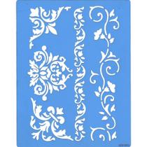 Stencil Arte Fácil 13,5 x 17cm - ST-209 Arabesco Stencil Arte Fácil 13,5 x 17cm - ST-209 Arabesco