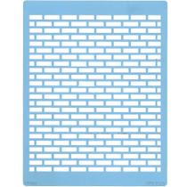 Stencil Arte Fácil 18 x 23 cm - ST-824 Tijolinhos