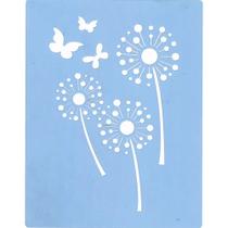 Stencil Arte Fácil 18 x 23 cm - ST-874 Dente de Leão