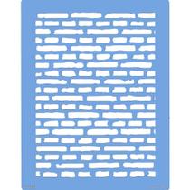 Stencil Arte Fácil 18 x 23cm - ST-899 Tijolinhos