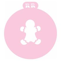 Stencil Boneco de Gengibre - Ref.4085 - 1 unidade - RR Cortadores - Rizzo