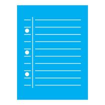 Stencil Caderno - 15X20Cm - Ref A3244