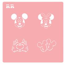 Stencil Casal de Ratinhos - Ref.4108 - 14,5cm - 1 unidade - RR Cortadores - Rizzo Stencil Casal de Ratinhos - Ref.4108 - 14,5cm - 1 unidade - RR Cortadores - Rizzo