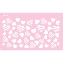 Stencil Coração 3 - Ref. 3026 - 1 unidade - RR Cortadores - Rizzo
