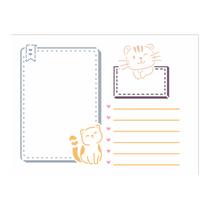 Stencil de Acetato Opa - 3381 Planner Cats 15 X 20cm