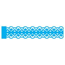 Stencil de Acetato para Pintura 06x30 cm OPA - 1942 - Trança