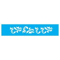 Stencil de Acetato para Pintura 06x30 cm OPA - 956 - Folhagem II