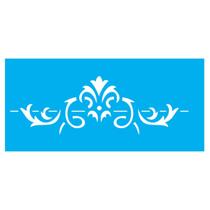 Stencil de Acetato para Pintura 07x15 cm OPA - 1946 - Arabesco Ponta