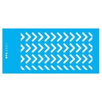 Stencil de Acetato para Pintura 07x15 cm OPA - 2321 - Estamparia Setas