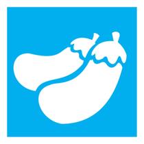 Stencil de Acetato para Pintura 10x10 cm OPA - 1708 - Berinjela