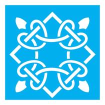 Stencil de Acetato para Pintura 10x10 cm OPA - 1980 - Ladrilho Corda