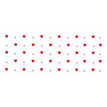 Stencil de Acetato para Pintura 10x30 Coracoes Opa 015