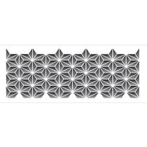 Stencil de Acetato para Pintura 10x30 Estampa Brilho Opa 1467