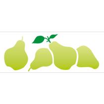 Stencil de Acetato para Pintura 10x30 Frutas Pera Opa 1874