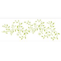 Stencil de Acetato para Pintura 10x30 Galhos C Folhas Opa 1353