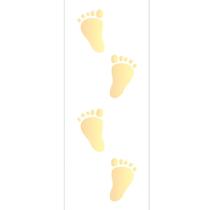 Stencil de Acetato para Pintura 10x30 Pegadas Opa 042