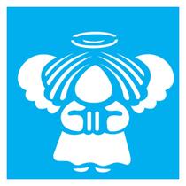 Stencil De Acetato Para Pintura 14x14 cm OPA - 2110 - Anjinha