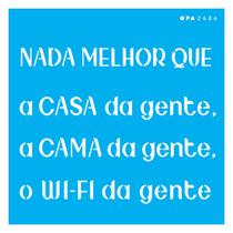 Stencil De Acetato Para Pintura 14x14 cm OPA - 2686 - Frase Nada Melhor Que .