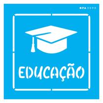 Stencil De Acetato Para Pintura 14x14 cm OPA - 3090 - Profissões Educação Stencil De Acetato Para Pintura 14x14 cm OPA - 3090 - Profissões Educação