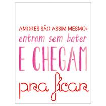Stencil de Acetato para Pintura 15x20 Amores Sao Assim Opa 1836