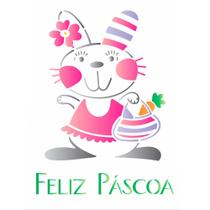 Stencil de Acetato para Pintura 15x20 Coelha C Bolsa Opa 1296