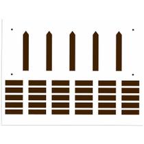 Stencil de Acetato para Pintura 15x20 Country Brasil Cerca Opa 2933 Stencil de Acetato para Pintura 15x20 Country Brasil Cerca Opa 2933