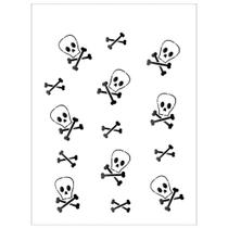 Stencil de Acetato para Pintura 15x20 Estamp Caveira Opa 1145